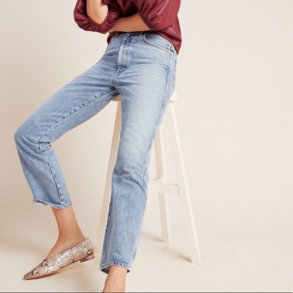 AGOLDE Pinch Waist High Rise Kick Flare Jeans